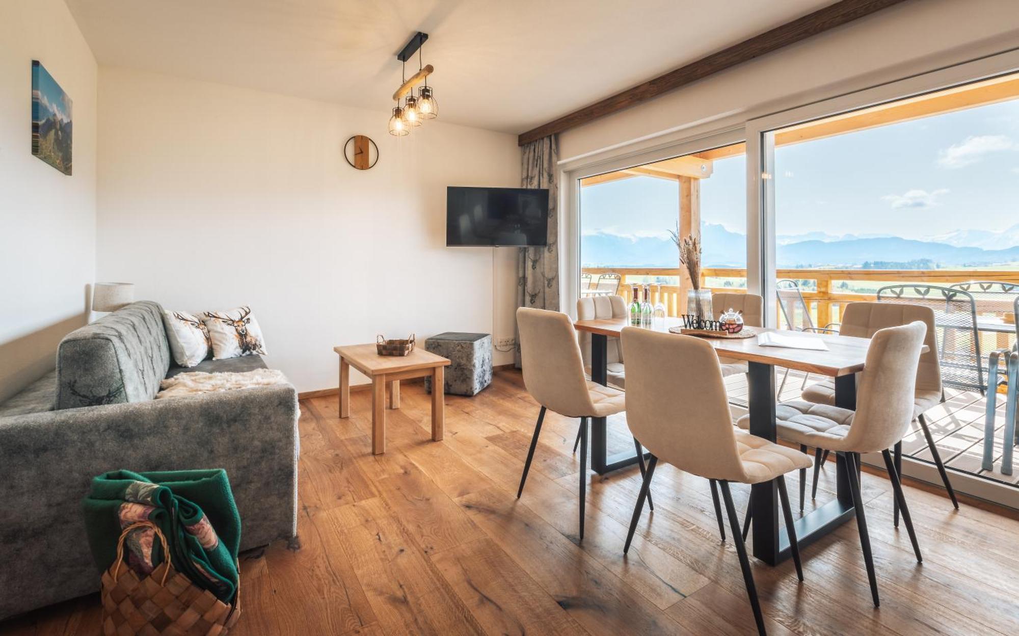 Apartament Koenigsblick Poppler Hopferau Zewnętrze zdjęcie